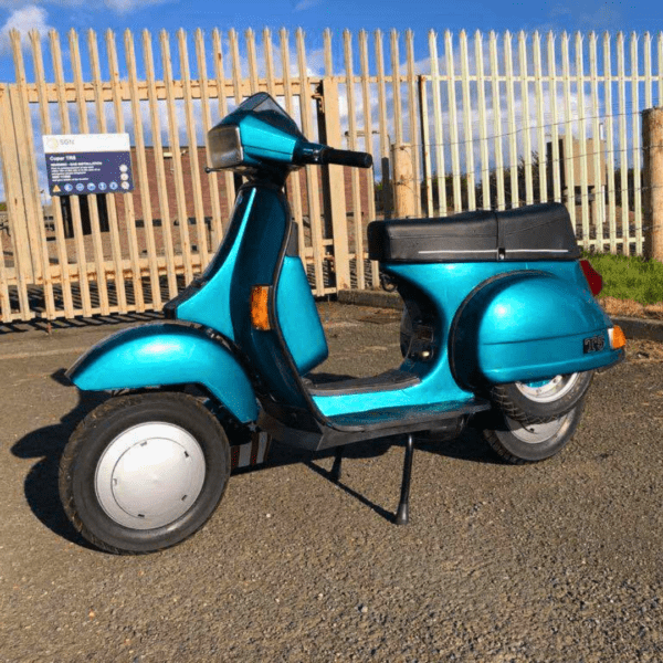 1989 Vespa T5 Mk1 in Aquamarine – Thursday 14th November