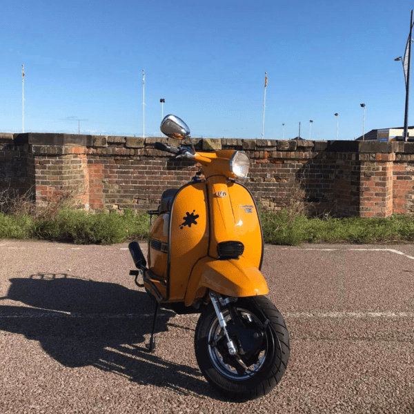 Mark Lipsham from Portsmouth with Ticket Number 5444 Wins 1969 Lambretta GP 125 RT195 in Ochre - Thursday 23rd January - Image 9