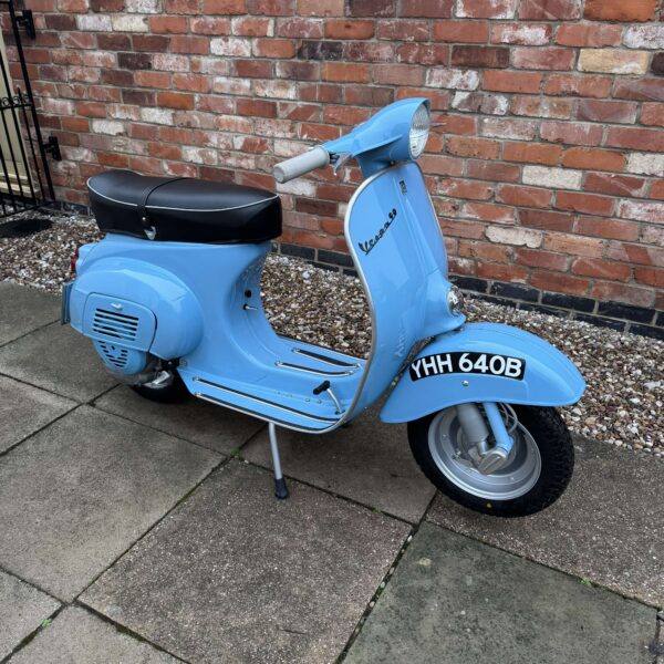 Rhys Hill from Cheshire with Ticket Number 1548 1964 Vespa 90 Small-Door in Sky Blue - Monday 27th January