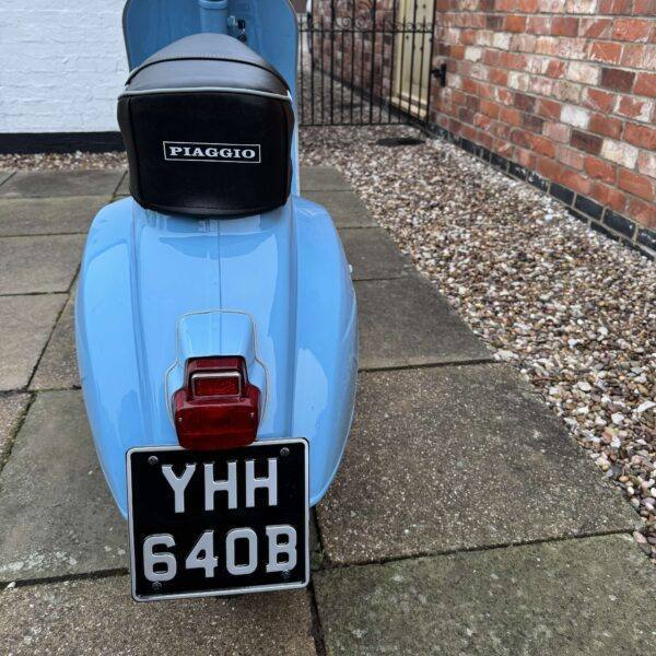 Rhys Hill from Cheshire with Ticket Number 1548 1964 Vespa 90 Small-Door in Sky Blue - Monday 27th January - Image 9