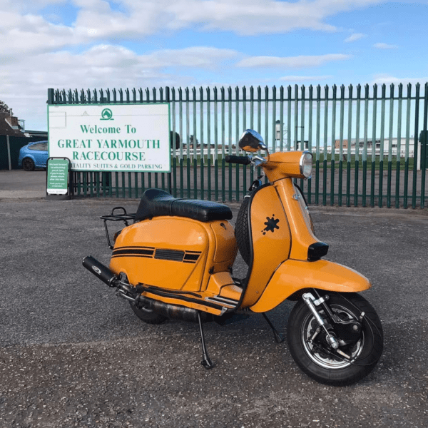 Mark Lipsham from Portsmouth with Ticket Number 5444 Wins 1969 Lambretta GP 125 RT195 in Ochre - Thursday 23rd January - Image 6