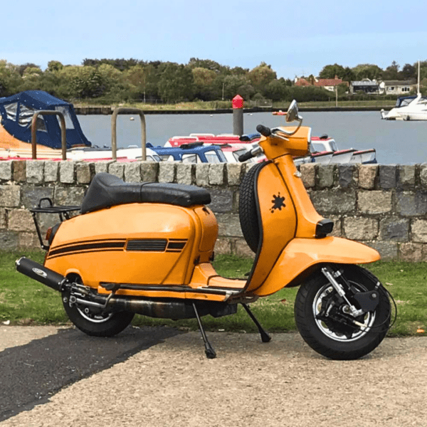 Mark Lipsham from Portsmouth with Ticket Number 5444 Wins 1969 Lambretta GP 125 RT195 in Ochre - Thursday 23rd January - Image 5