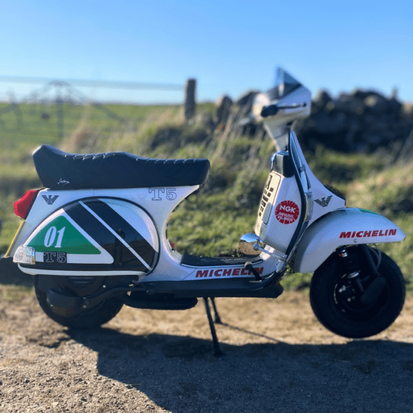 David Daniel from Aberdeen with Ticket Number 651 Wins 1991 Vespa T5 MK1 - Stunning Paint - Monday 14th April