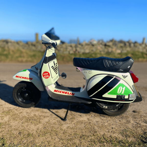 David Daniel from Aberdeen with Ticket Number 651 Wins 1991 Vespa T5 MK1 - Stunning Paint - Monday 14th April - Image 5
