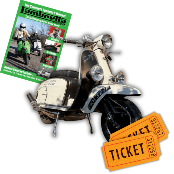 Stickys Lambretta Manual & 15 Tickets on SX 240 - Auto Draw #3