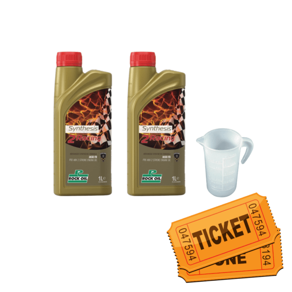 Free To Enter 2 x Litres Rock Oil & Oil Mixing Jug - Auto Draw