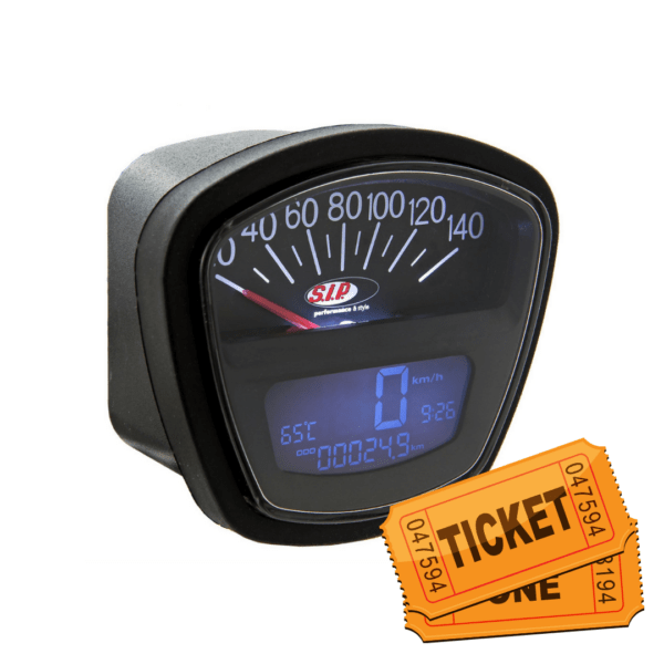 Lambretta Li LiS TV SX GP Series 3 SIP Digital Speedo & £20 Site Credit – Auto Draw